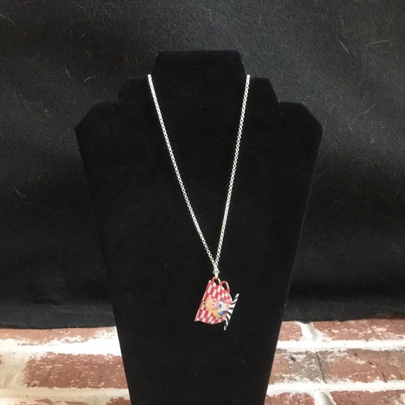 Walt Disney Alice in Wonderland Teacup Charm Necklace with 26 inch chain - Picture 3 of 8